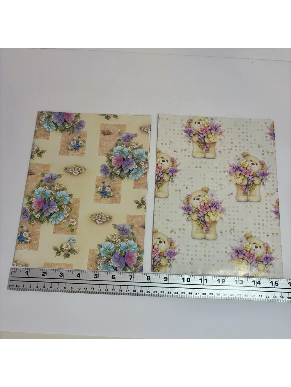 Vintage Gift Wrap Lot  1970s/80s/90s Most Full Sheets Crafting Scrapbook
